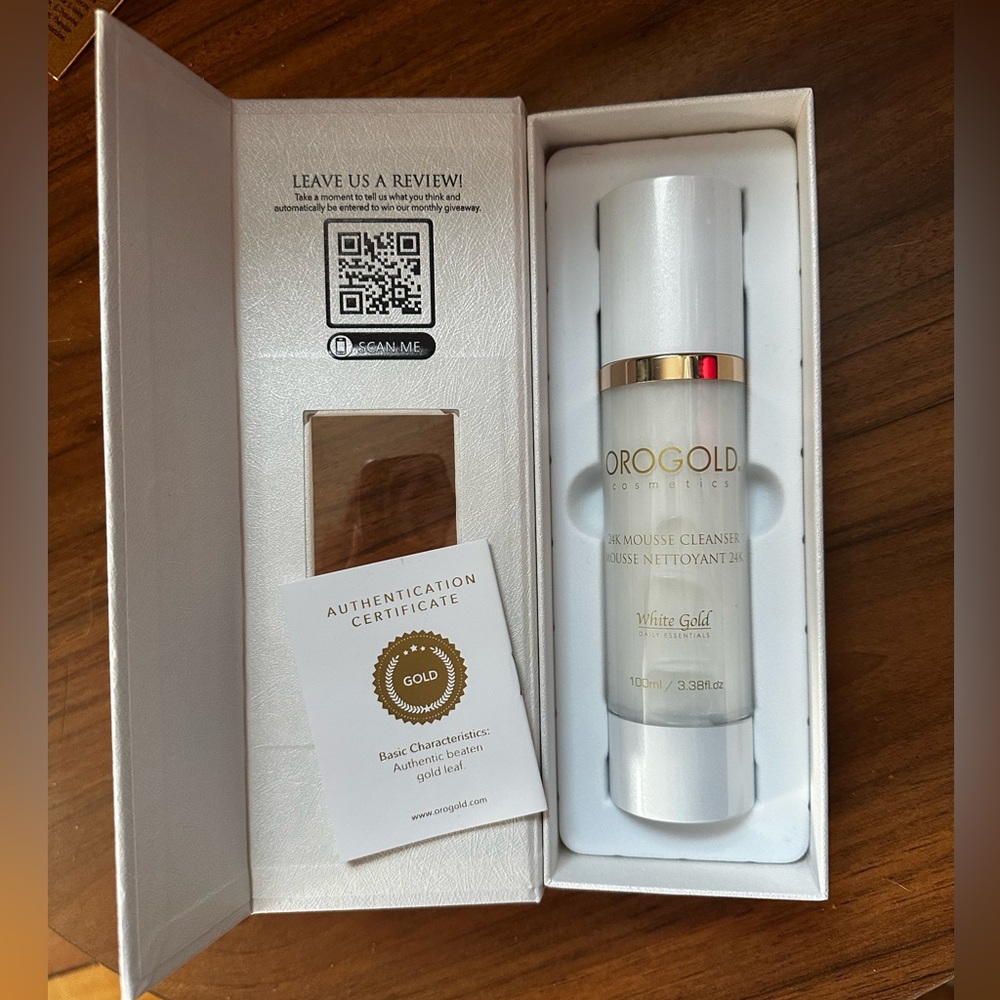 OROGOLD Cosmetics 24K Mousse Cleanser - 3.53 oz